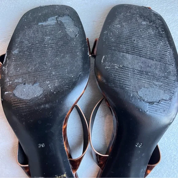 LMS the Brand The Rachel Block heel Tortoise Sandals Size 39 - Picture 10 of 12